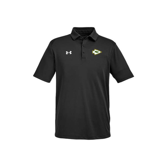 Under Armour - Short Sleeve - Mens Tech™ Polo - Embroidered New NR Spear Black