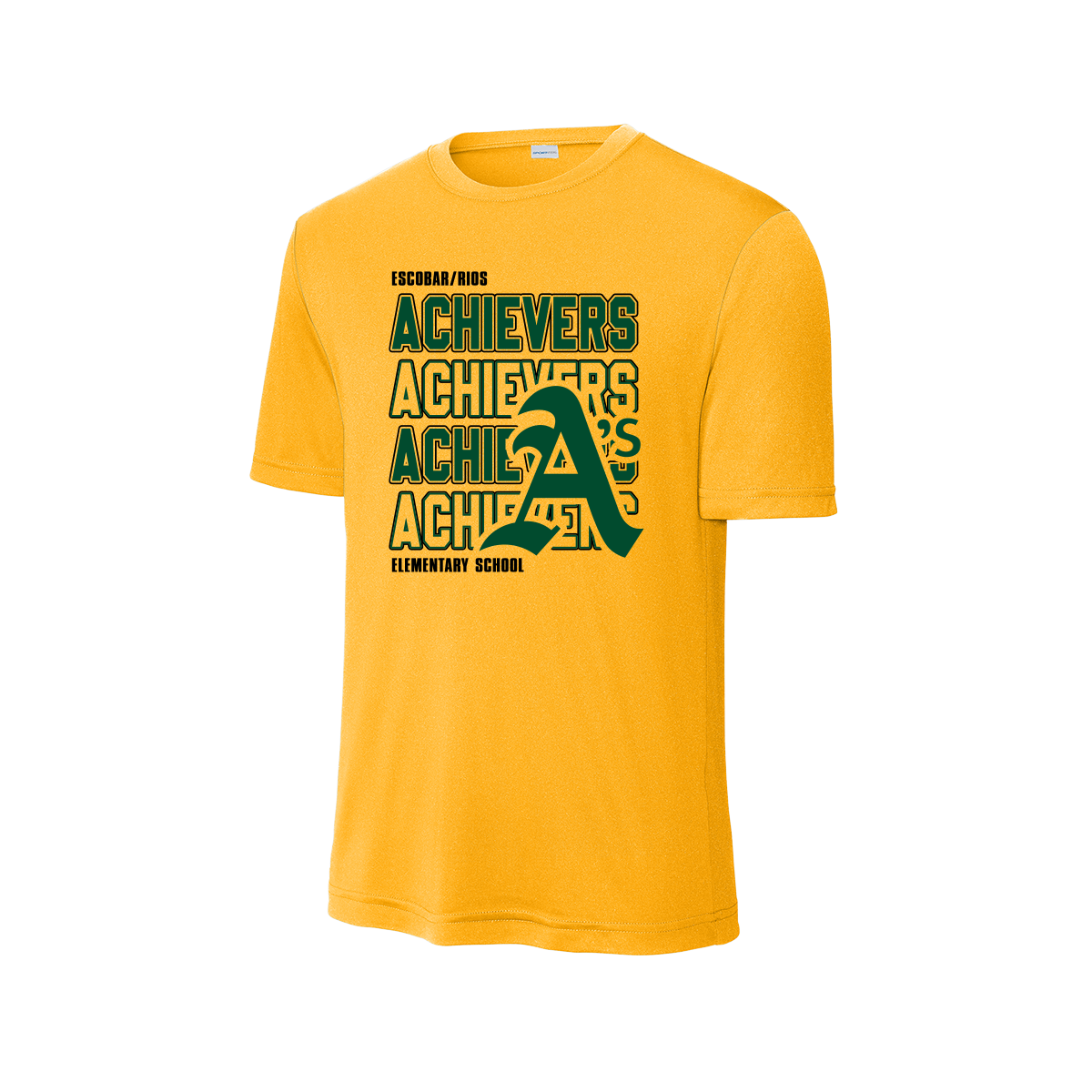 Escobar Rios Elementary - Achievers - Dri-Fit T-Shirt - Gold