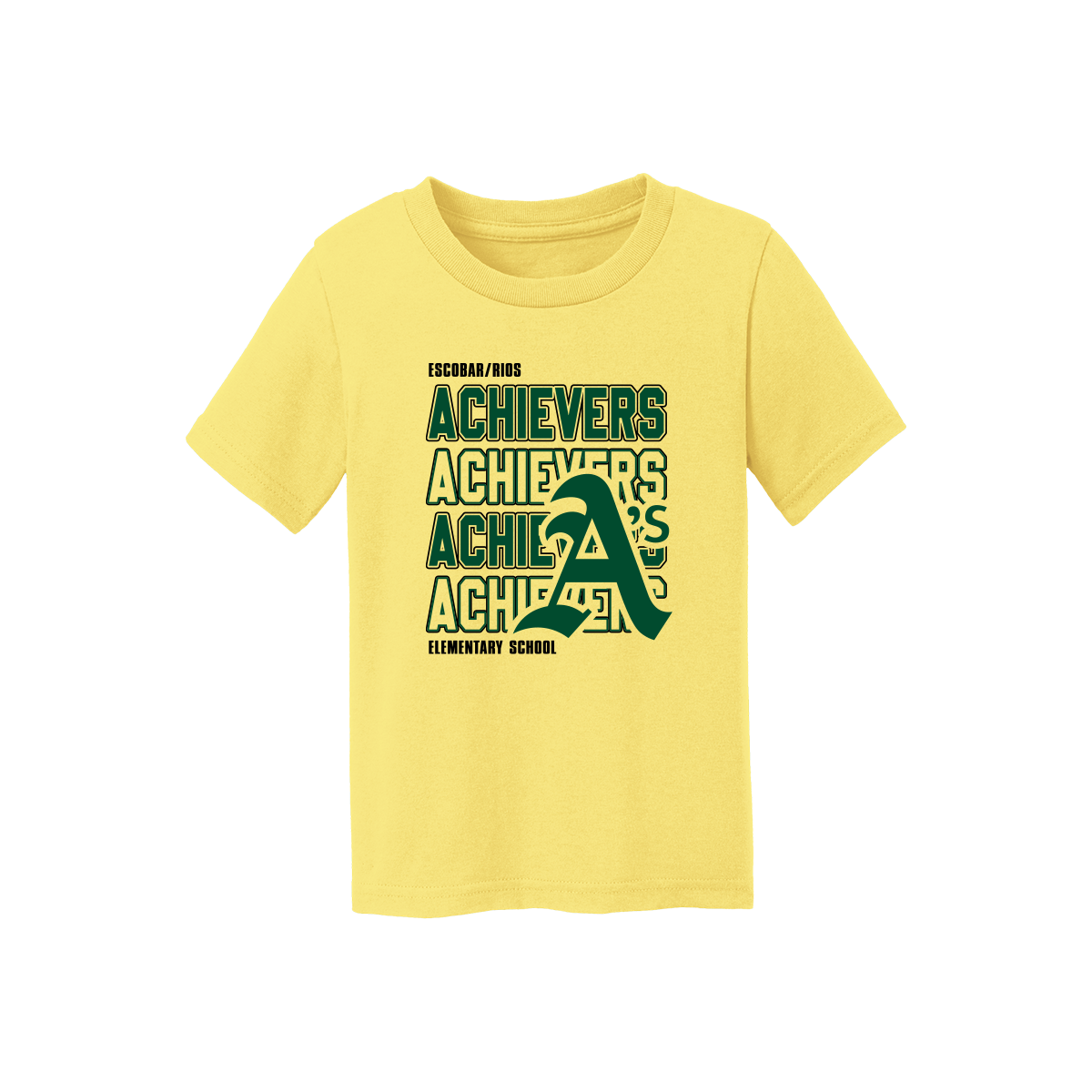 Escobar Rios Elementary - Achievers - Toddler T-Shirt - Yellow
