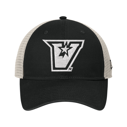 UTRGV New Era 9TWENTY Low-Profile Black Cap - White V