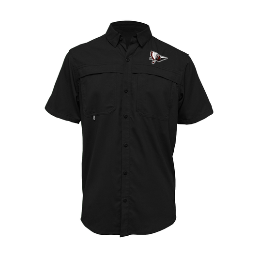 Embroidered Fishing Shirt - Short Sleeve - Donna North Chiefs