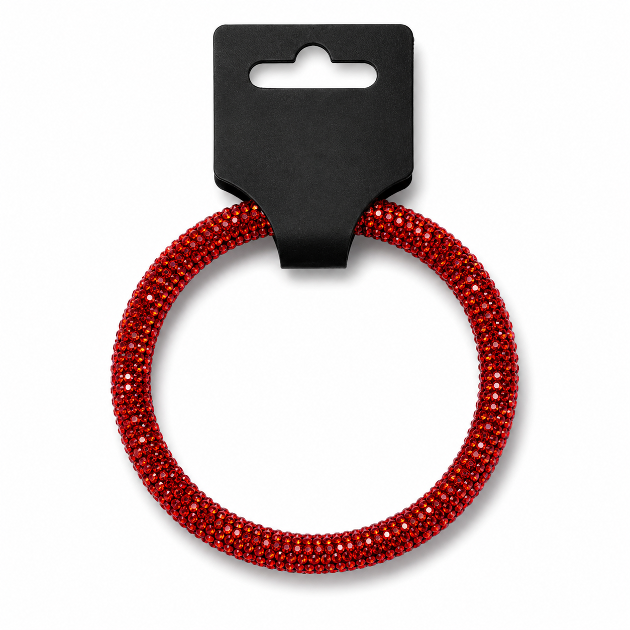 Red Rhinestone Stretch Bracelet