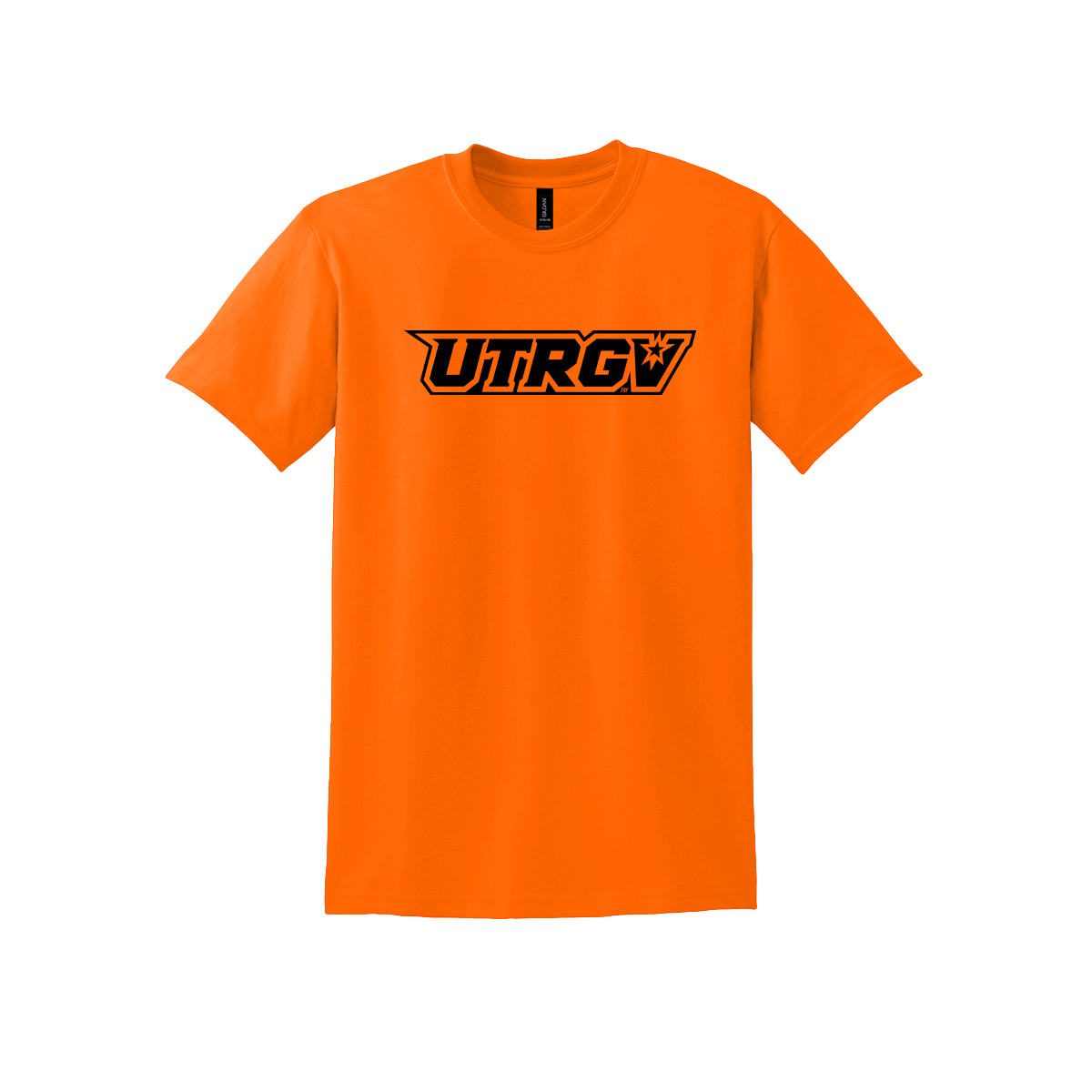 UTRGV Gildan Black Primary Logo - Orange T-shirt