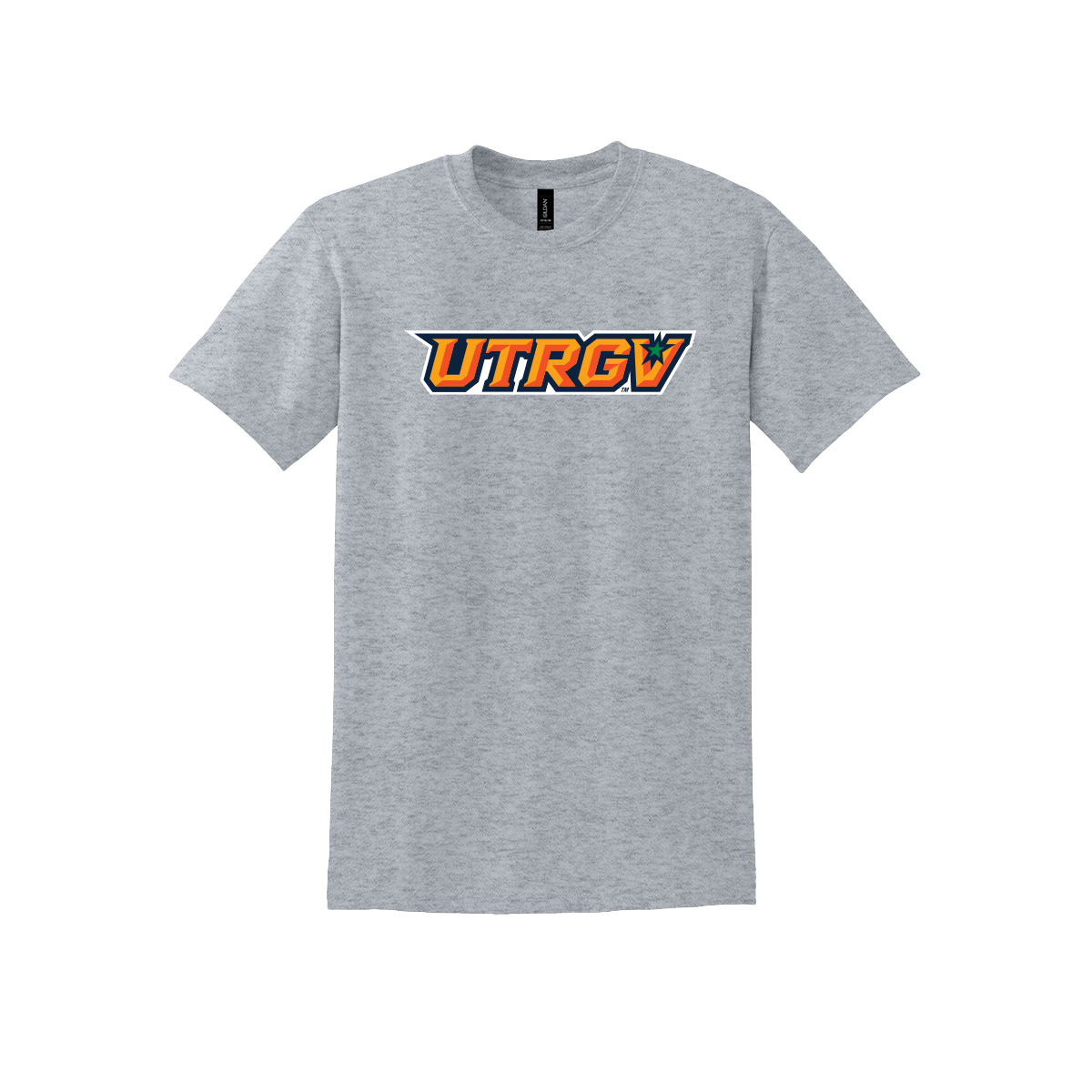 UTRGV Gildan Primary Logo - Sport Grey T-shirt