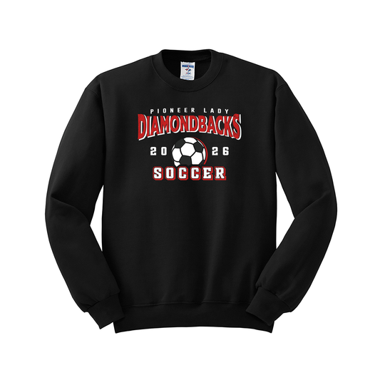 Pioneer Diamondbacks Lady Soccer - Crewneck Sweatshirt - Varsity