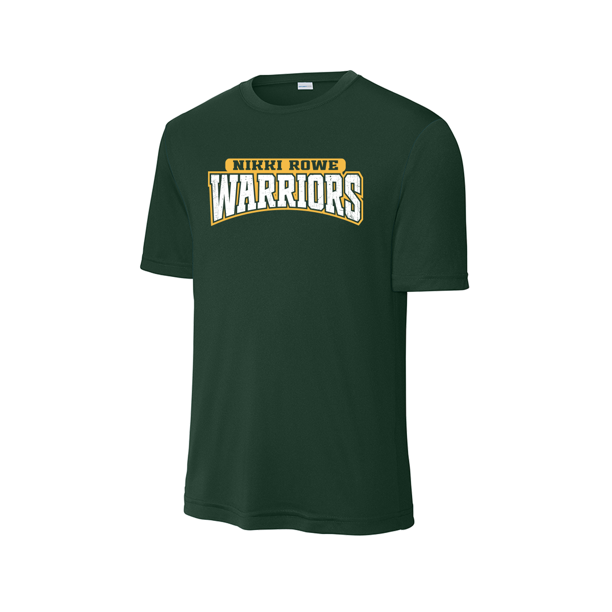 Nikki Rowe “Distressed Arch Warriors” Tee - Drifit Short sleeve - Green
