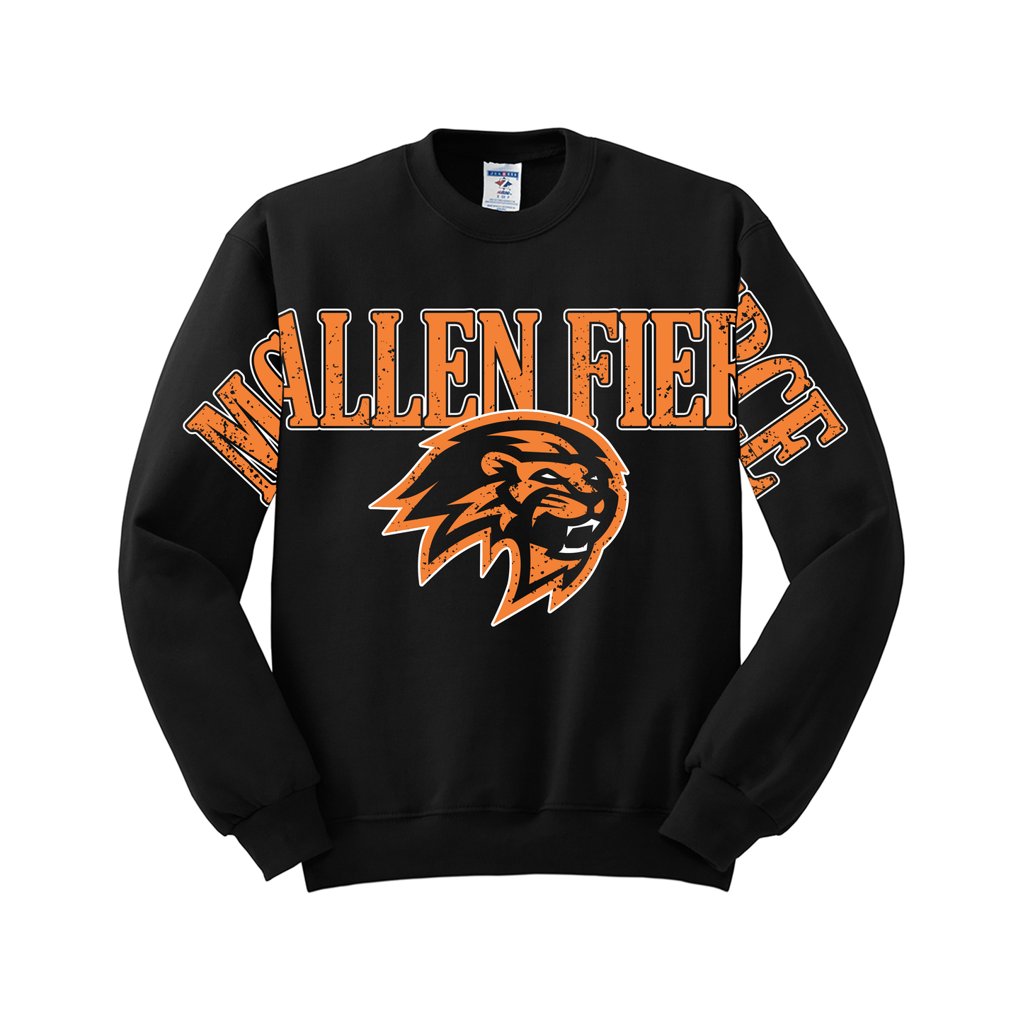 Fierce - Vintage Varsity - Crewneck - Black