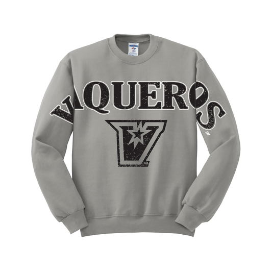 UTRGV Vintage Varsity Collection - Grey Crewneck Sweatshirt