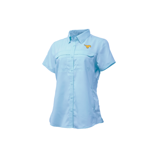 Memorial Columbia Blue Women's Fishing Shirts