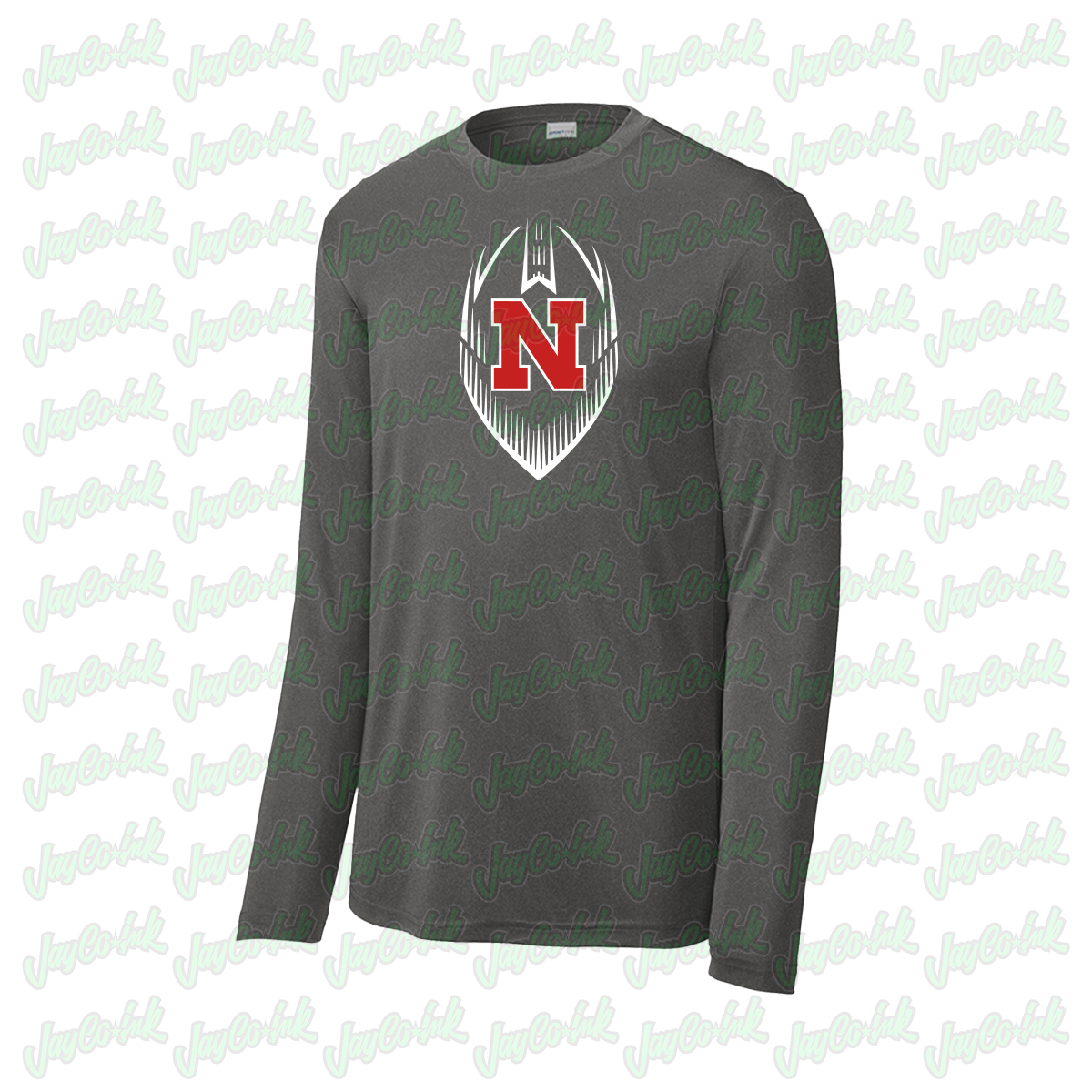Sharyland North Football Fan Shirt - Grey - Long Sleeve