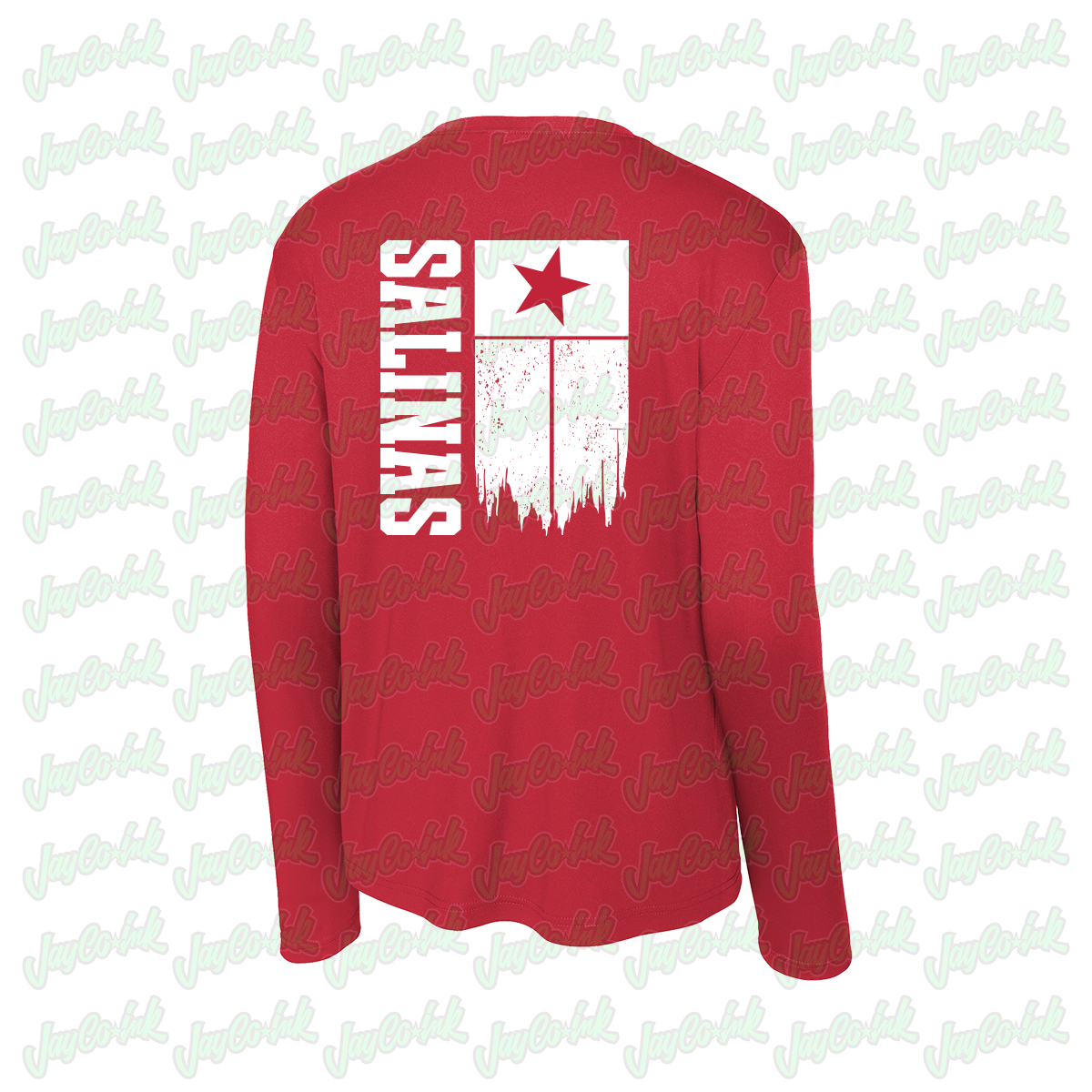 Sharyland North Football Fan Shirt - Red - Long Sleeve
