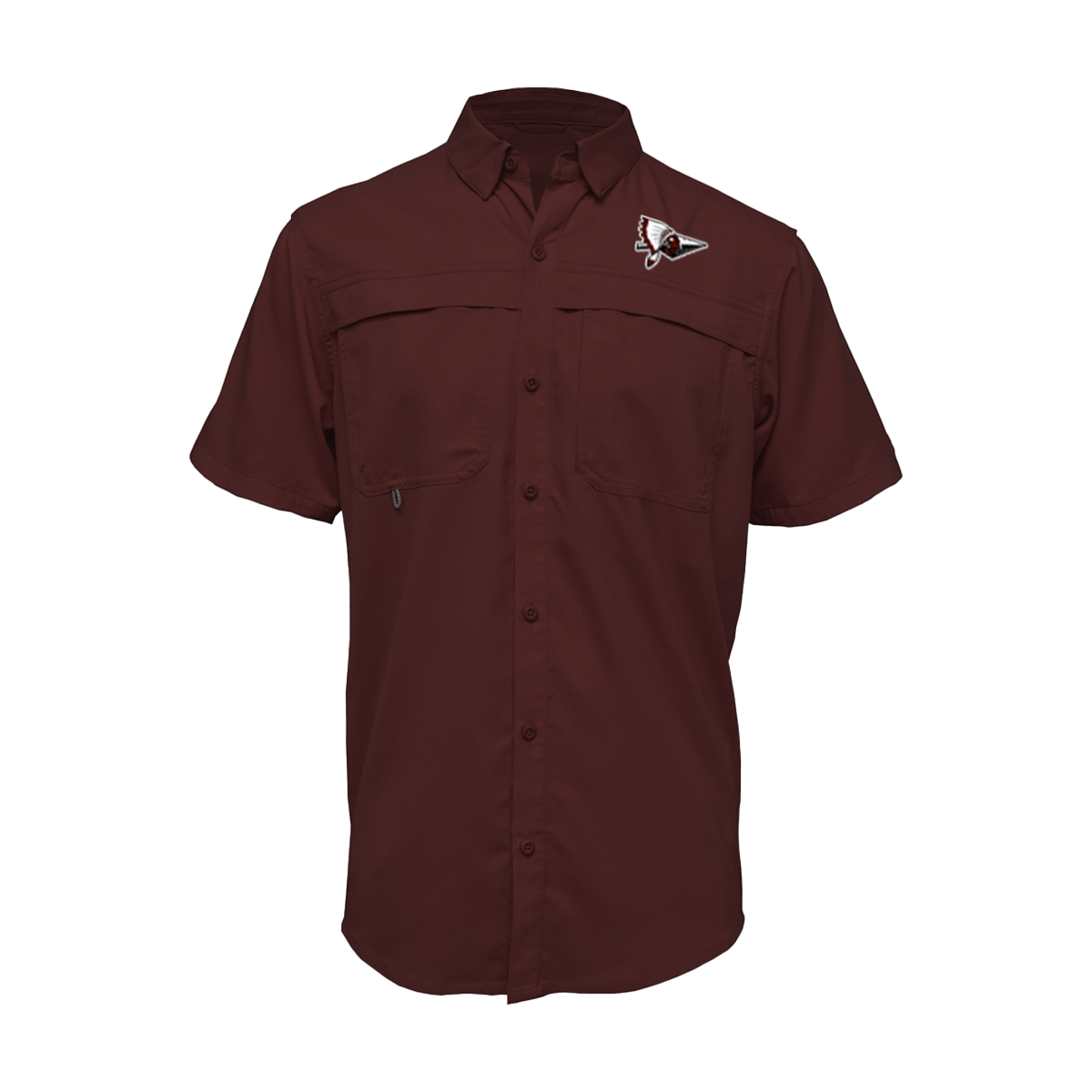 Embroidered Fishing Shirt - Short Sleeve - Donna North Chiefs