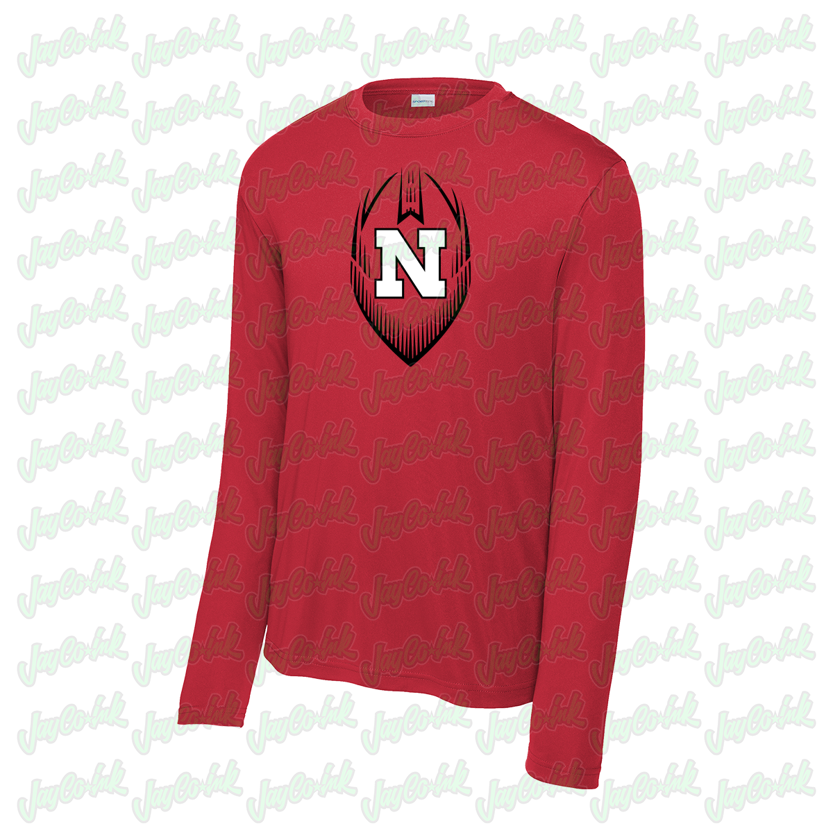 Sharyland North Football Fan Shirt - Red - Long Sleeve
