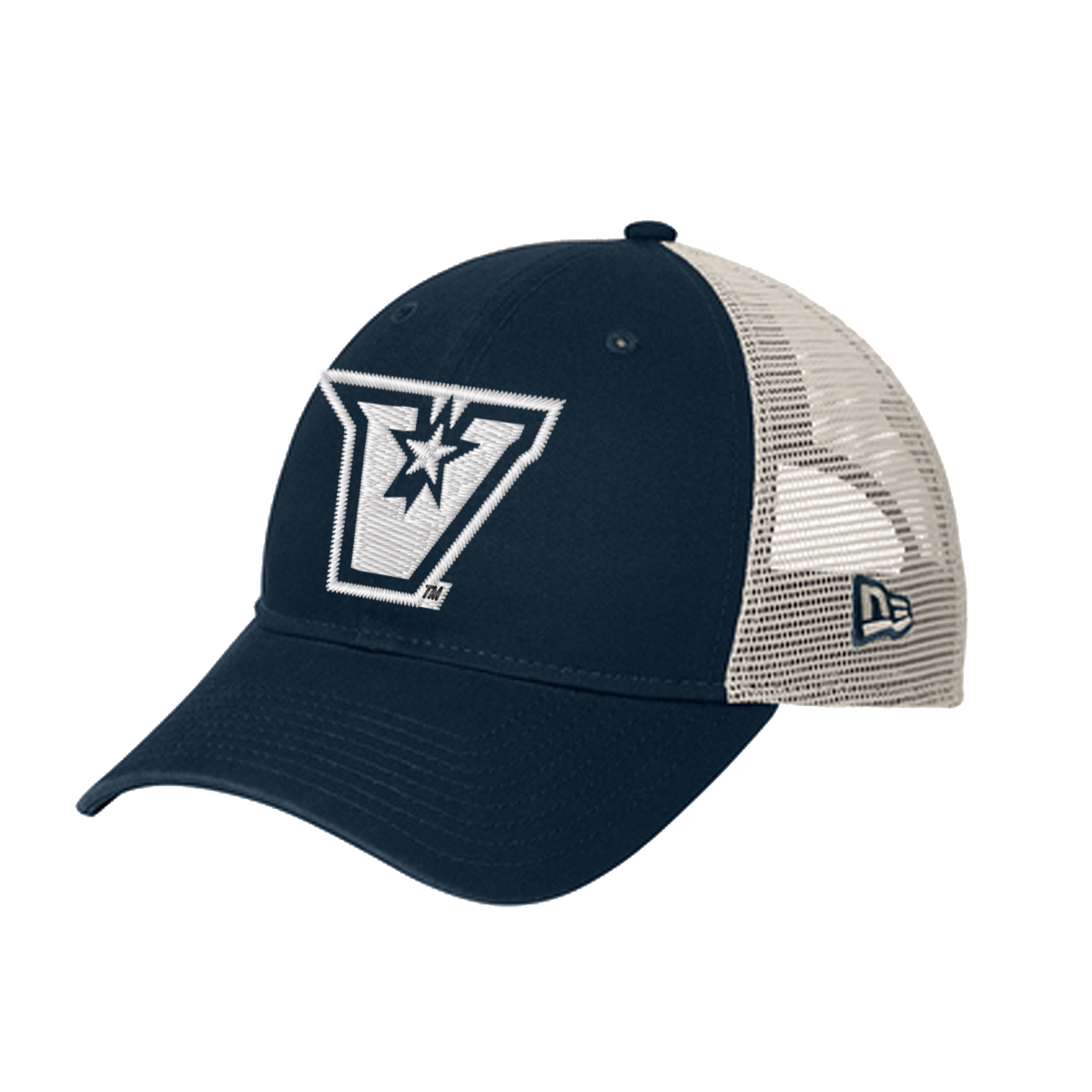UTRGV New Era 9TWENTY Low-Profile Navy Cap - White V