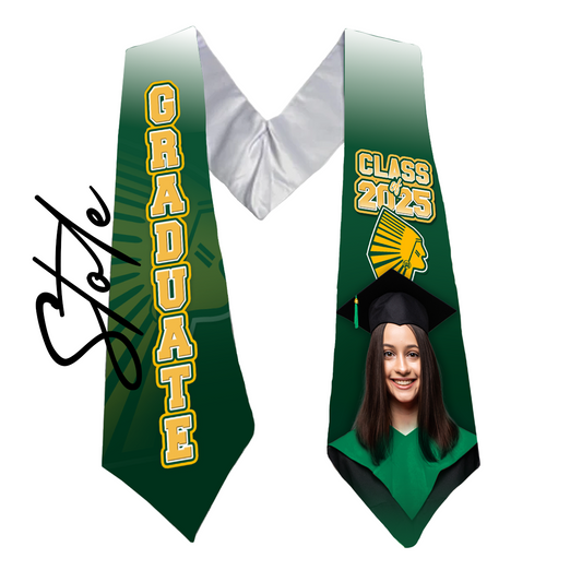 Fully Custom Graduation Stole
