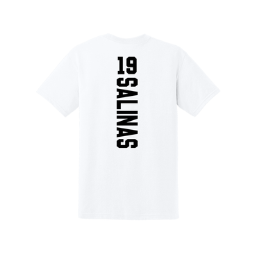 Sharyland North Basketball - Cotton Fan Shirt - Short Sleeve - White