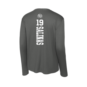 Sharyland Pioneer Basketball 2025-2026 - Fan Shirt - Long Sleeve - Gray (Freshman Fans & Players)