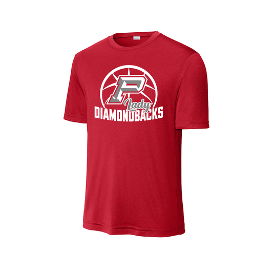 Sharyland Pioneer Girls Basketball 2025-2026- Fan Shirt - Short Sleeve - Red (Varsity)