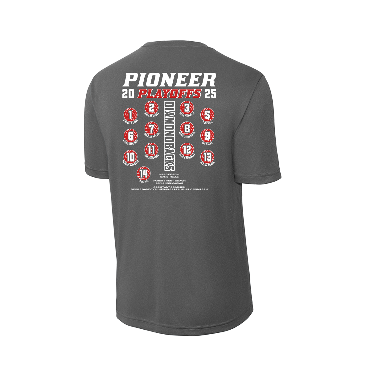 Sharyland Pioneer Playoffs - Fan Shirt - Short Sleeve - Grey