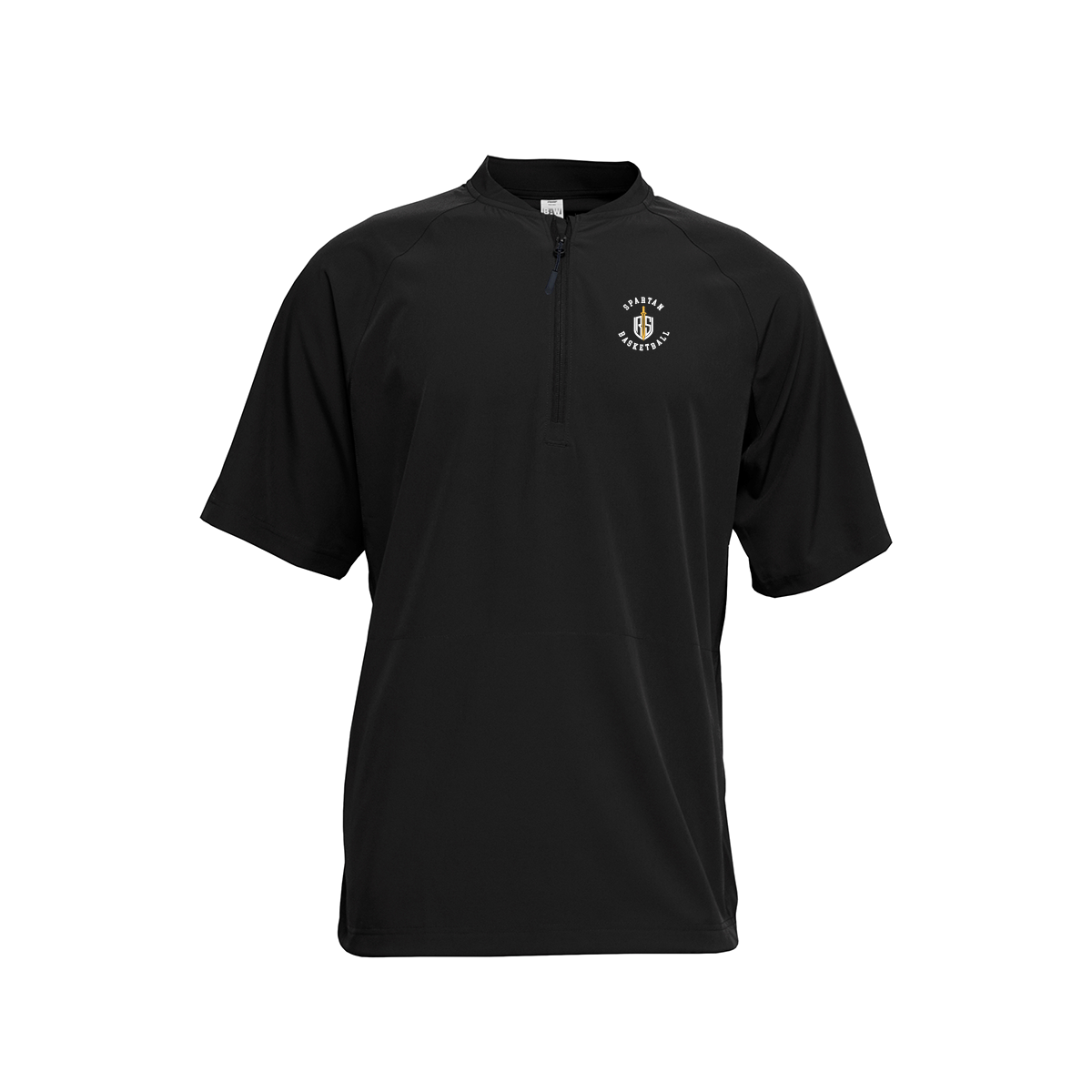 Spartans Boys Basketball 2026 - Quarter Zip - Short Sleeve - Black