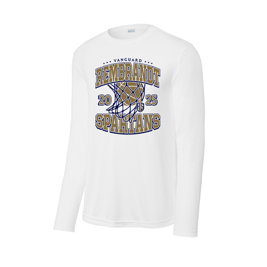Spartans Boys Basketball 2026 - Fan Shirt - Long Sleeve - White