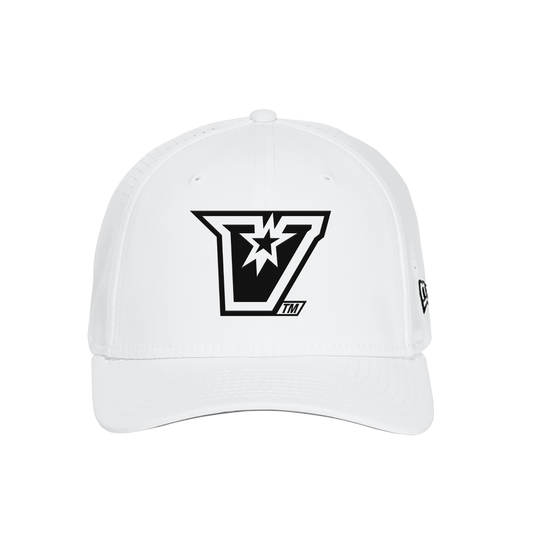 UTRGV Vaqueros Embroidered New Era 9SEVENTY Performance Cap – White