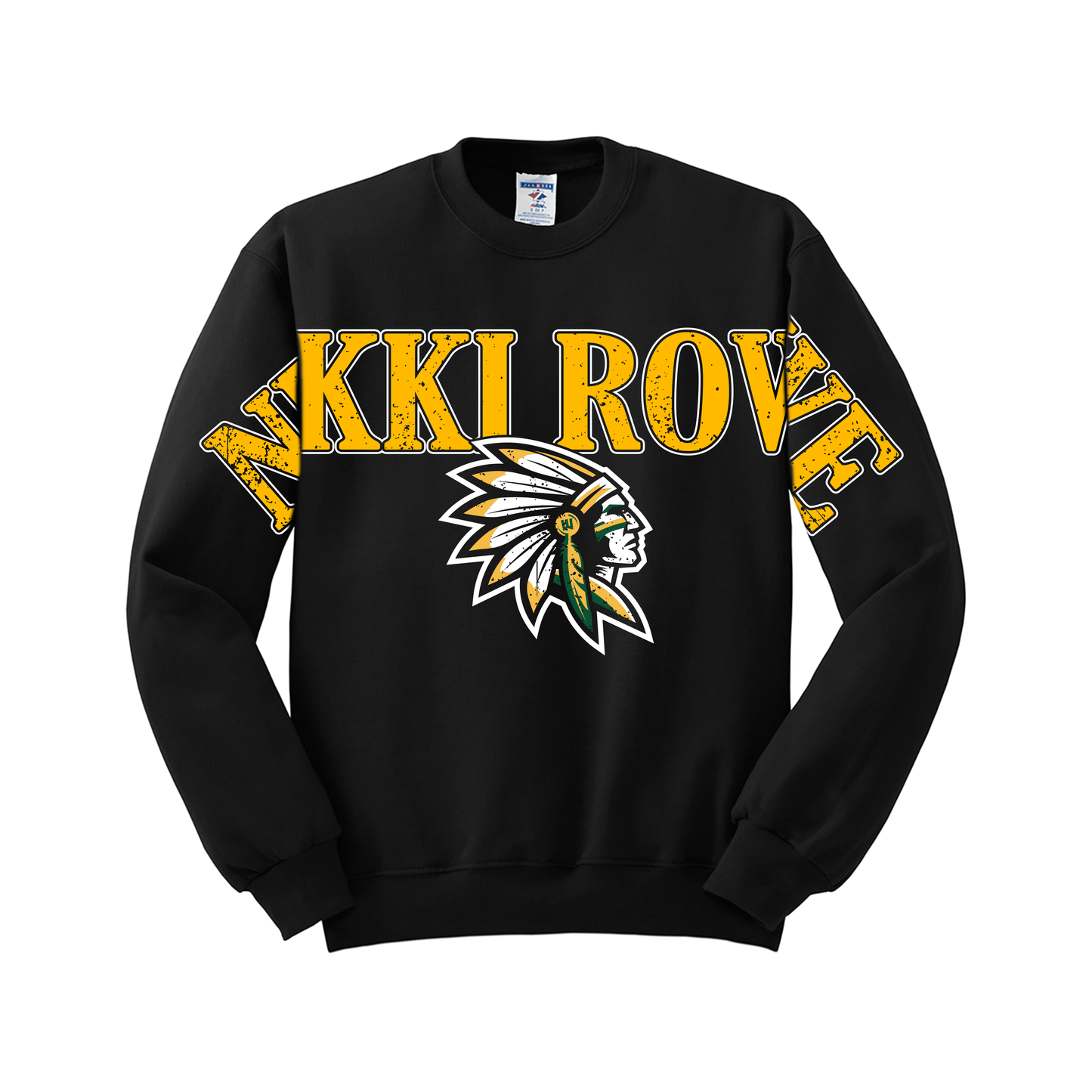 Nikki Rowe "Vintage" Crewneck - Black