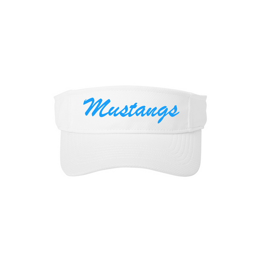 Memorial Track & Field Visor - White