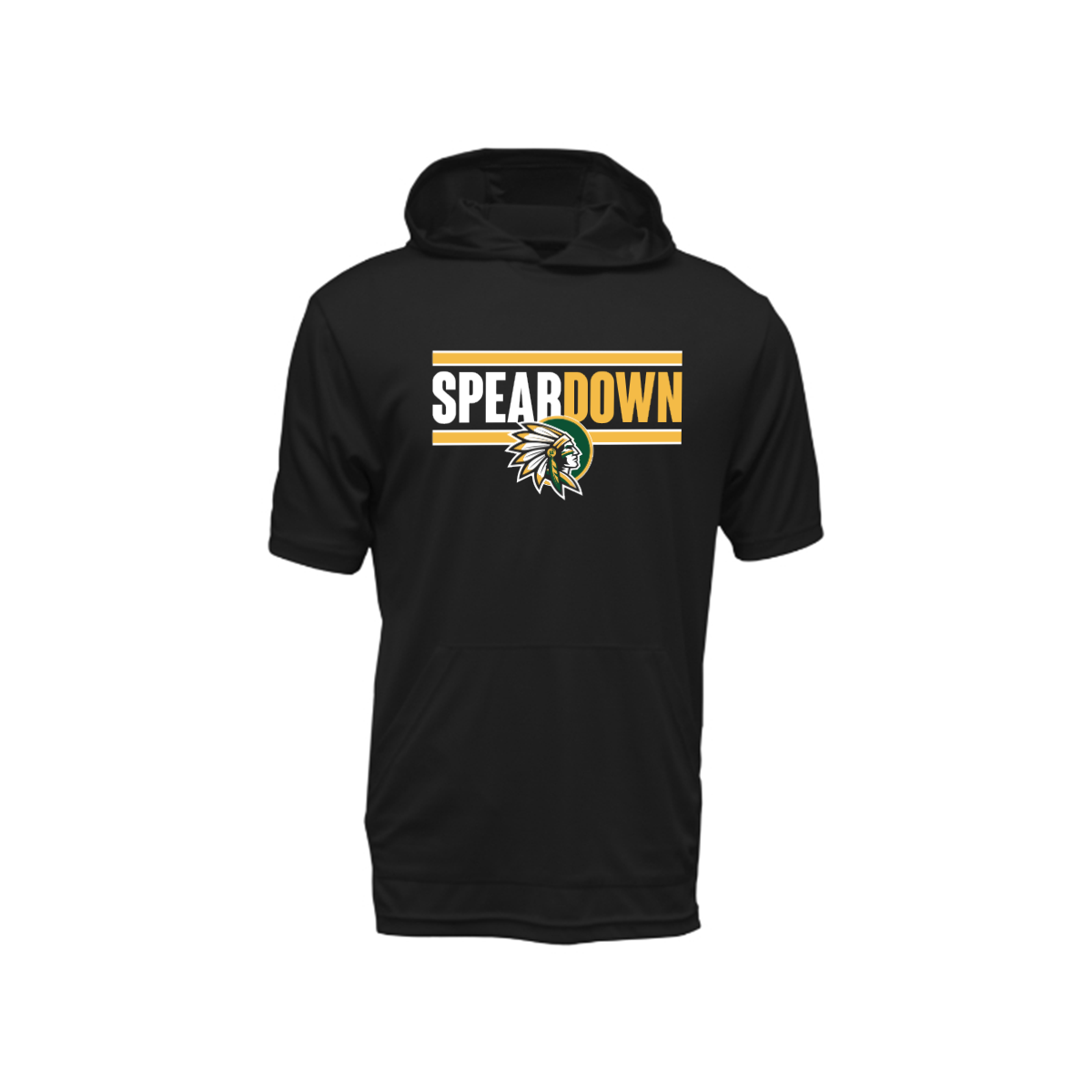 JayCo X-TeK "Spear Down" Hooded Dri-Fit Shirt - Black