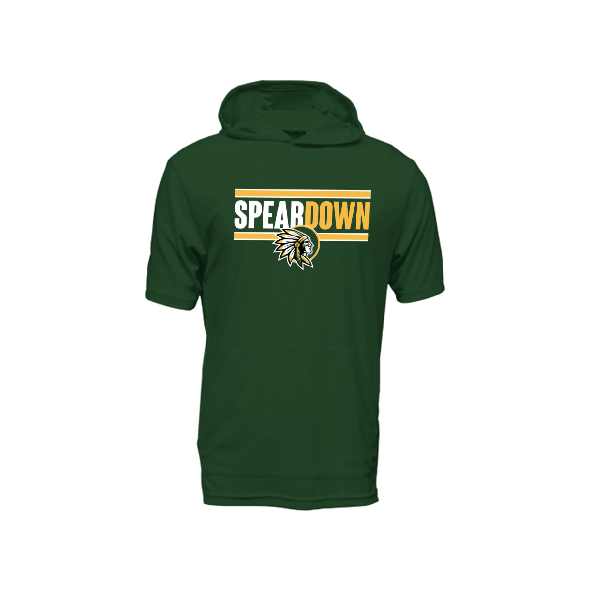 JayCo X-TeK "Spear Down" Hooded Dri-Fit Shirt - Green