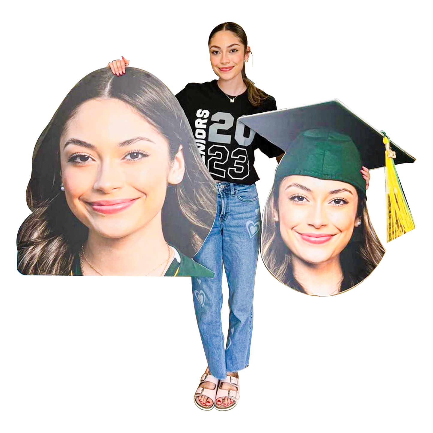 Coroplast Big Head Sign - Custom