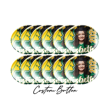 Custom Graduation Photo Button – 3”