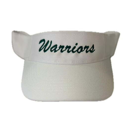 White WARRIORS Visor