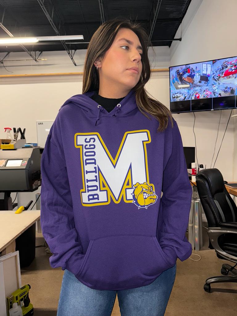 McHi Pullover Hoodie - Vintage M