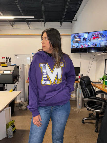 McHi Pullover Hoodie - Vintage M