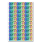 Custom Iridescent School Labels