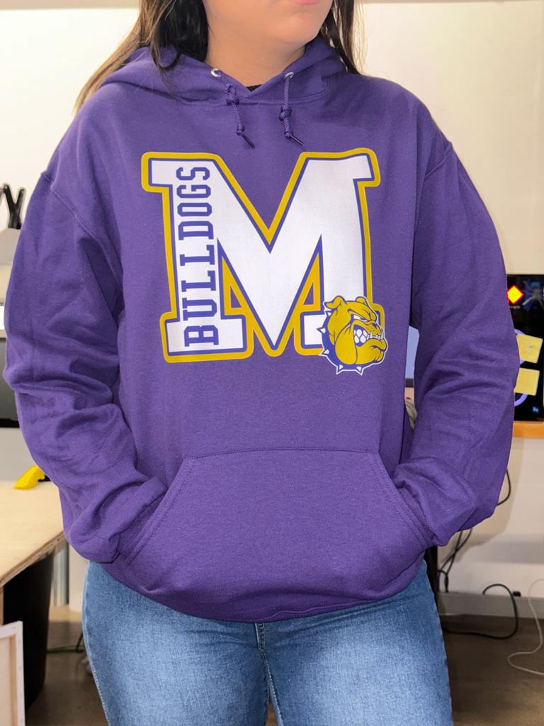 McHi Pullover Hoodie - Vintage M