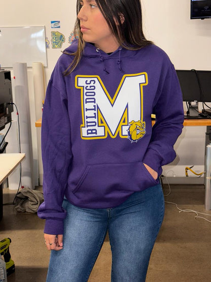 McHi Pullover Hoodie - Vintage M