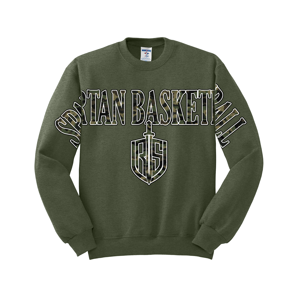 Lady Spartans Basketball - Vintage Varsity Crewneck