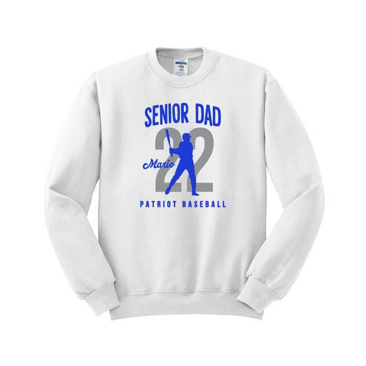Patriots Senior Baseball Crewneck - Fan Shirt - Dad -  Batter