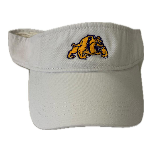 White Bulldog Visor