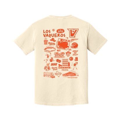 UTRGV Collegiate Illustration - Ivory T-shirt