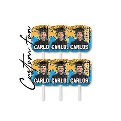 Personal Custom Hand Fan – Graduation Edition