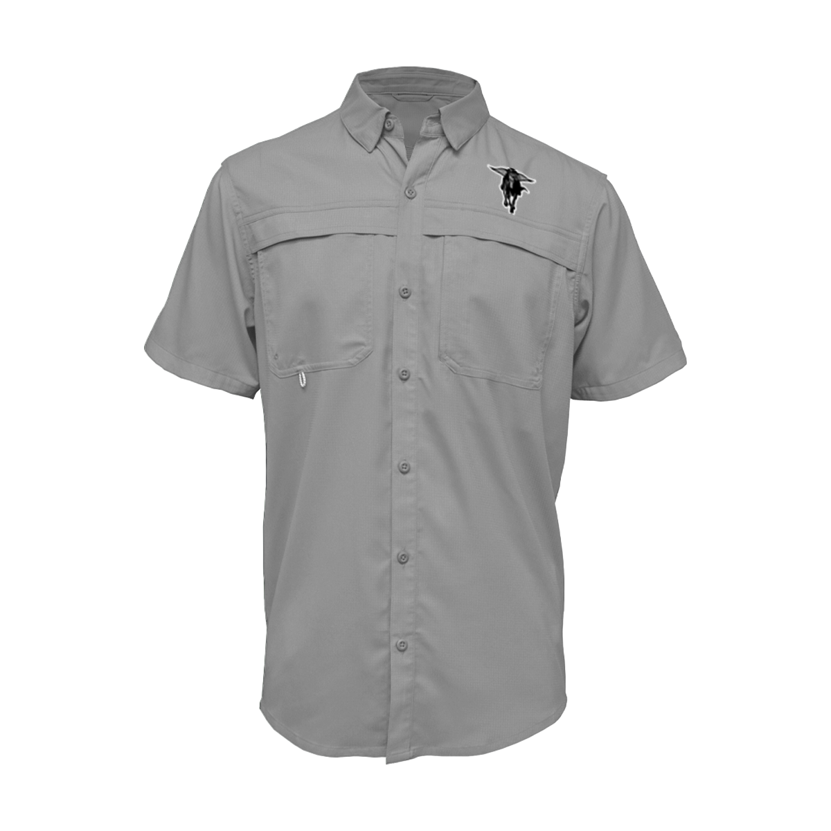 Embroidered Fishing Shirt - Short Sleeve - PSJA North Raiders - Raider