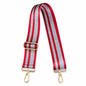 Red & Silver Metallic Adjustable Purse Strap