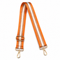 Fun Purse Straps - Striped Bag Strap: Orange/gold