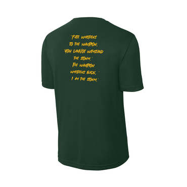 The Warrior Spirit - Drifit Short sleeve - Forest Green