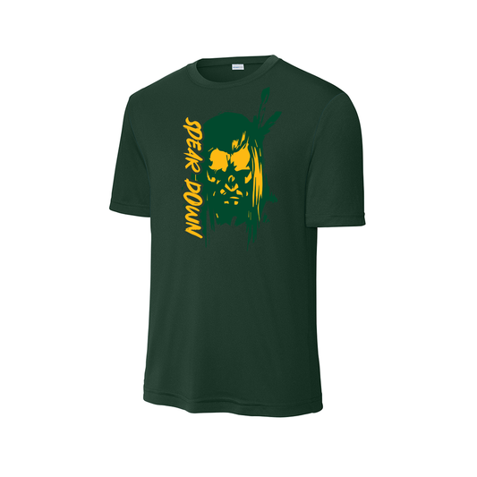 The Warrior Spirit - Drifit Short sleeve - Forest Green