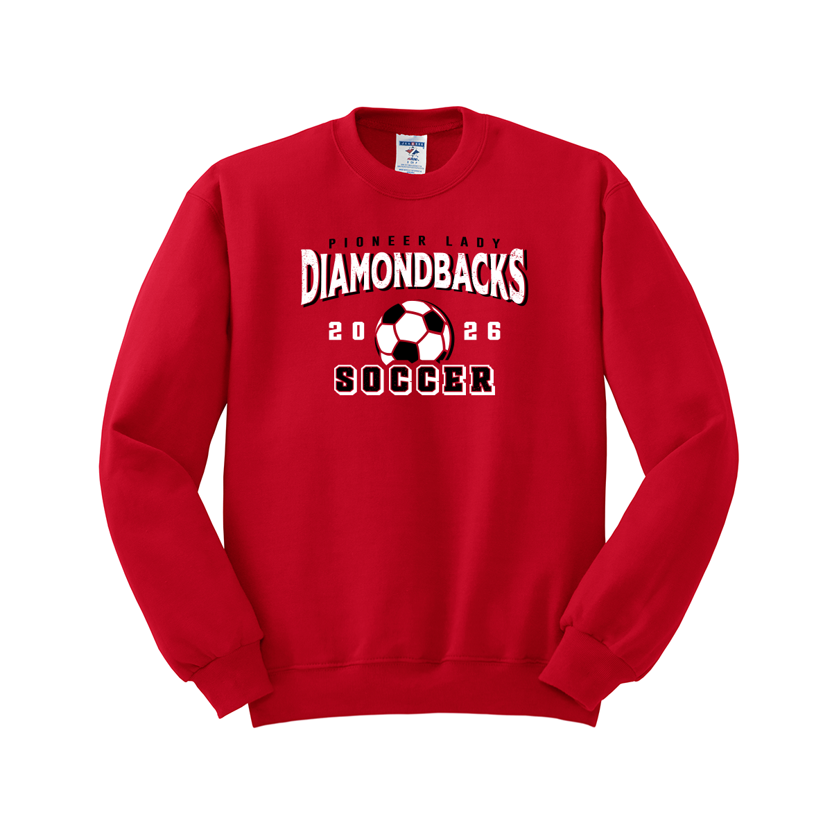 Pioneer Diamondbacks Lady Soccer - Crewneck Sweatshirt - JV
