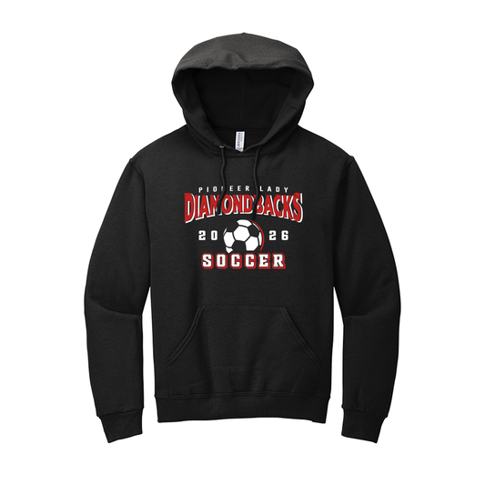 Pioneer Diamondbacks Lady Soccer - Fan Hoodie - Varsity
